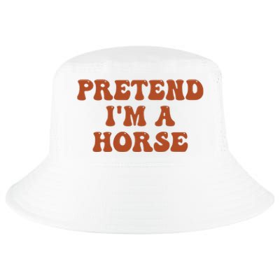 Pretend IM A Horse Halloween Costume 2024 Horse Groovy Cool Comfort Performance Bucket Hat