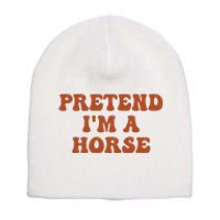 Pretend IM A Horse Halloween Costume 2024 Horse Groovy Short Acrylic Beanie