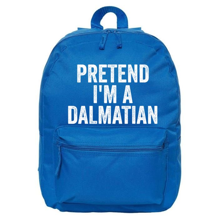 Pretend Im A Dalmatian Funny Costume Halloween Party Funny Gift 16 in Basic Backpack