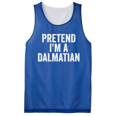 Pretend Im A Dalmatian Funny Costume Halloween Party Funny Gift Mesh Reversible Basketball Jersey Tank