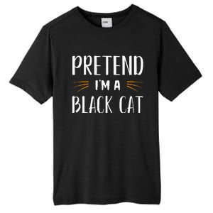 Pretend IM A Black Cat Costume Party Tall Fusion ChromaSoft Performance T-Shirt