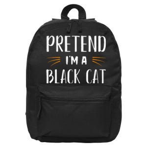 Pretend IM A Black Cat Costume Party 16 in Basic Backpack