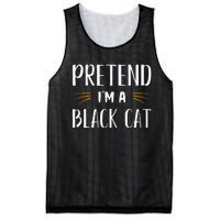 Pretend IM A Black Cat Costume Party Mesh Reversible Basketball Jersey Tank