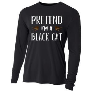 Pretend IM A Black Cat Costume Party Cooling Performance Long Sleeve Crew