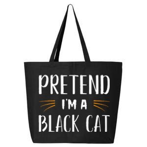 Pretend IM A Black Cat Costume Party 25L Jumbo Tote