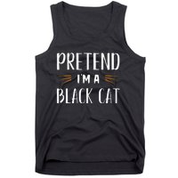 Pretend IM A Black Cat Costume Party Tank Top