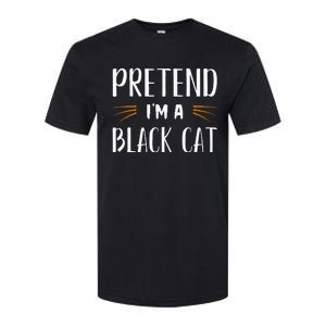 Pretend IM A Black Cat Costume Party Softstyle CVC T-Shirt