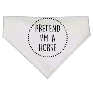 Pretend Im A Horse Halloween Costume USA-Made Doggie Bandana