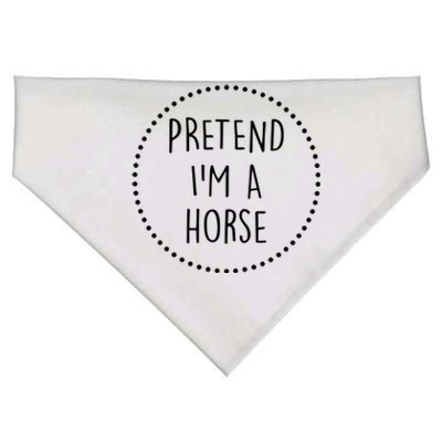 Pretend Im A Horse Halloween Costume USA-Made Doggie Bandana