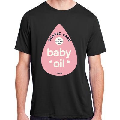 Pretend Im A Baby Oil Bottle Costume Funny Halloween Adult ChromaSoft Performance T-Shirt