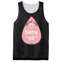 Pretend Im A Baby Oil Bottle Costume Funny Halloween Mesh Reversible Basketball Jersey Tank