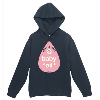 Pretend Im A Baby Oil Bottle Costume Funny Halloween Urban Pullover Hoodie