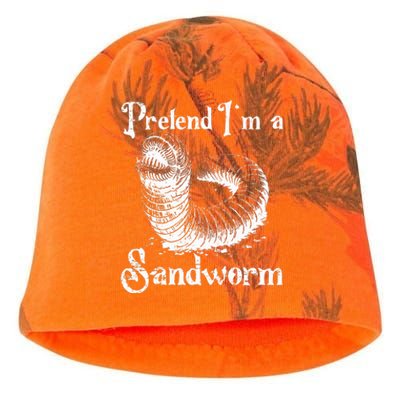 Pretend IM A Sandworm Funny Halloween Costume Kati - Camo Knit Beanie