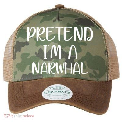 Pretend Im A Narwhal Legacy Tie Dye Trucker Hat