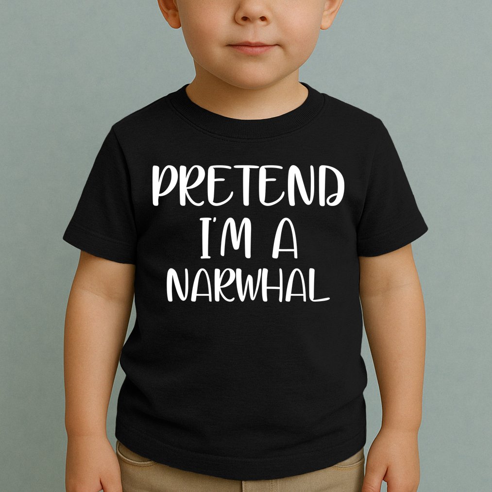 Pretend Im A Narwhal Toddler T-Shirt