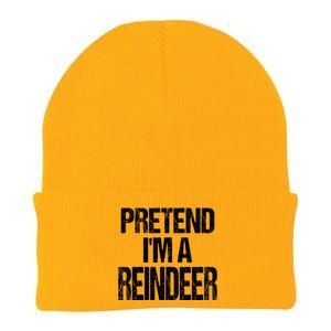 Pretend Im A Reindeer Easy Christmas Costume Knit Cap Winter Beanie