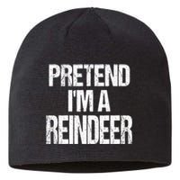 Pretend Im A Reindeer Easy Christmas Costume Sustainable Beanie