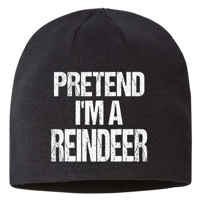 Pretend Im A Reindeer Easy Christmas Costume Sustainable Beanie