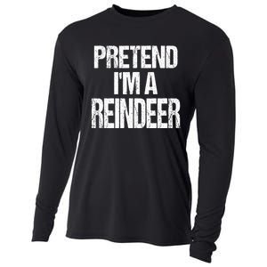 Pretend Im A Reindeer Easy Christmas Costume Cooling Performance Long Sleeve Crew