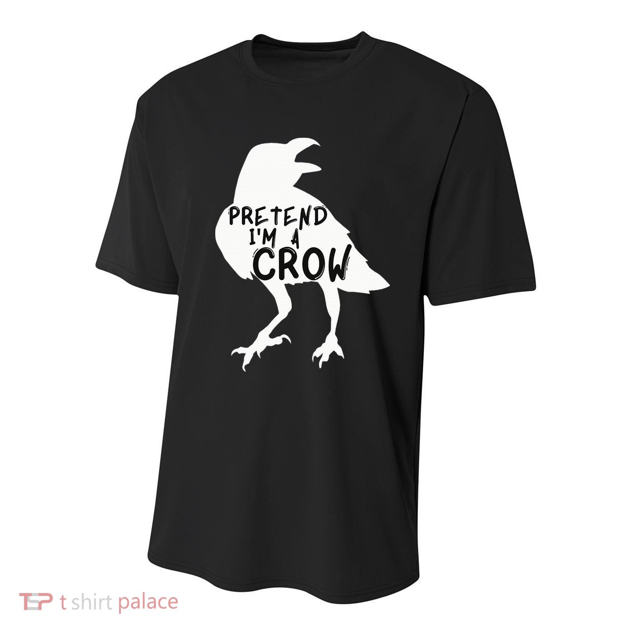 PRETEND I'M A CROW Funny Lazy Halloween Costume CROW Youth Performance Sprint T-Shirt
