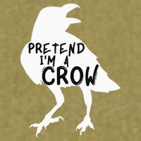 PRETEND I'M A CROW Funny Lazy Halloween Costume CROW Garment-Dyed Women's Muscle Tee