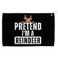 Pretend Im A Reindeer Easy Christmas Costume Grommeted Golf Towel