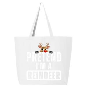 Pretend Im A Reindeer Easy Christmas Costume 25L Jumbo Tote