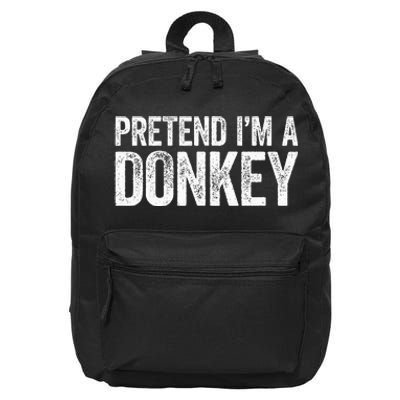 Pretend IM A Donkey Matching Costume 16 in Basic Backpack