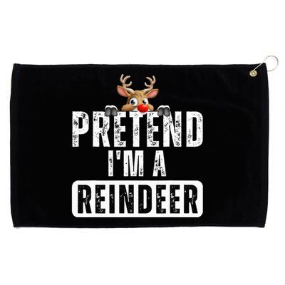 pretend im a reindeer Easy Christmas Costume  Grommeted Golf Towel