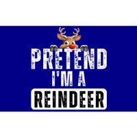 pretend im a reindeer Easy Christmas Costume  Bumper Sticker