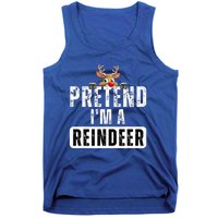 pretend im a reindeer Easy Christmas Costume  Tank Top