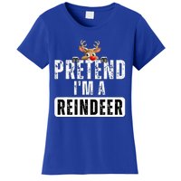 pretend im a reindeer Easy Christmas Costume  Women's T-Shirt