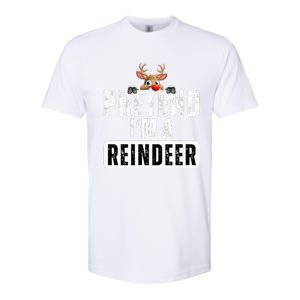 pretend im a reindeer Easy Christmas Costume  Softstyle CVC T-Shirt