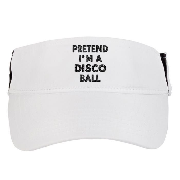 Pretend IM A Disco Ball Adult Drive Performance Visor