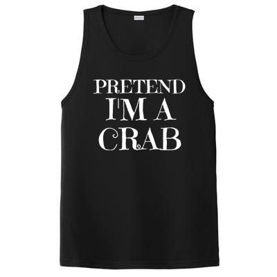 Pretend I'm A Crab Funny Gag Costume Gift PosiCharge Competitor Tank