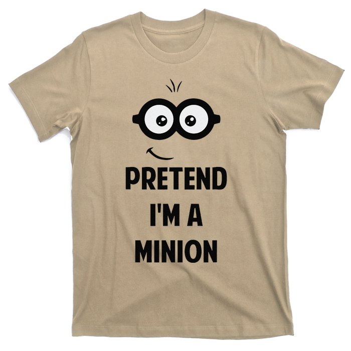 Pretend IM A Minion Costume Party Funny Halloween Minion T-Shirt