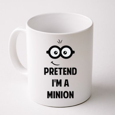 Pretend IM A Minion Costume Party Funny Halloween Minion Coffee Mug