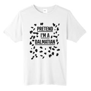 Pretend IM A Dalmatian Funny Lazy Halloween Costume Tall Fusion ChromaSoft Performance T-Shirt