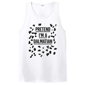 Pretend IM A Dalmatian Funny Lazy Halloween Costume PosiCharge Competitor Tank