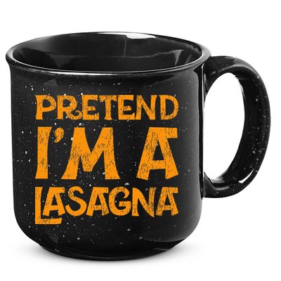 Pretend Im A Im Lasagna Pasta Halloween Costume 15oz Campfire Ceramic Mug