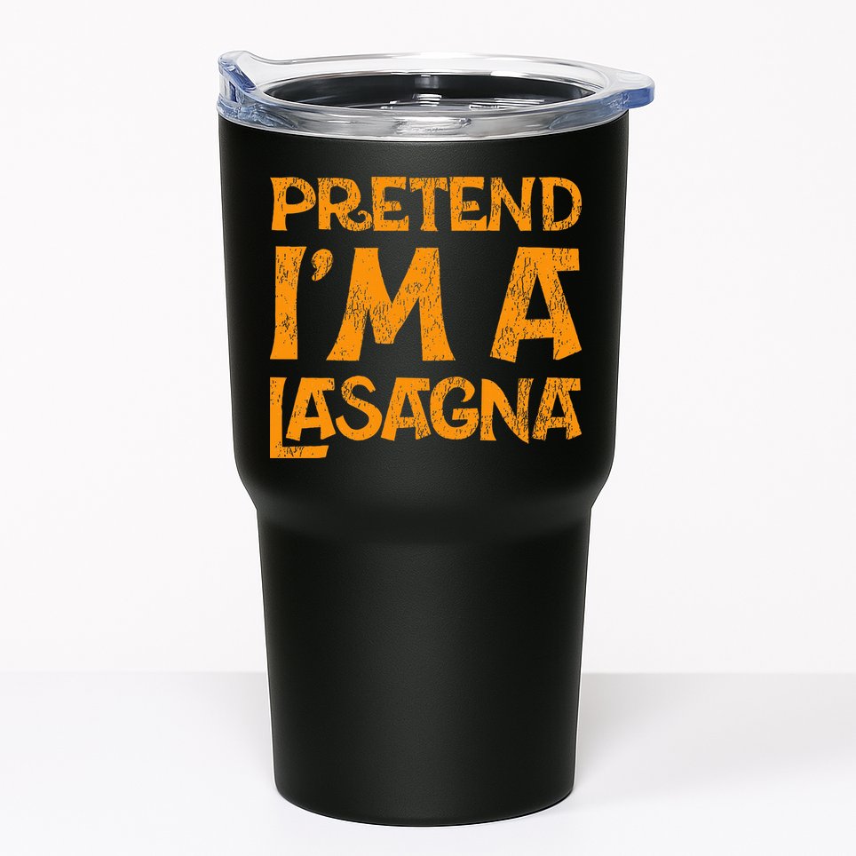 Pretend Im A Im Lasagna Pasta Halloween Costume Tumbler