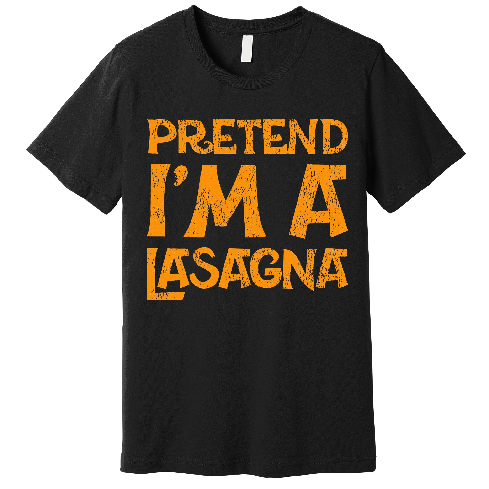 Pretend Im A Im Lasagna Pasta Halloween Costume Premium T-Shirt