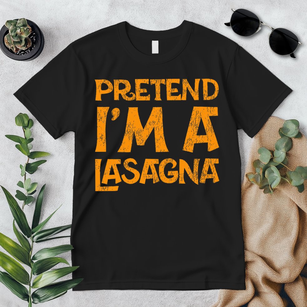 Pretend Im A Im Lasagna Pasta Halloween Costume Premium T-Shirt