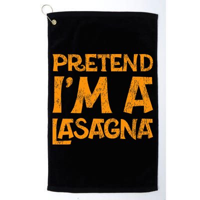 Pretend Im A Im Lasagna Pasta Halloween Costume Golf Towel