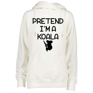 Pretend I'm A Kola Womens Funnel Neck Pullover Hood