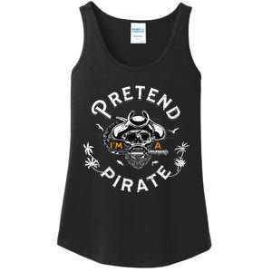 Pretend Im A Pirate Costume Halloween Costume Ladies Essential Tank