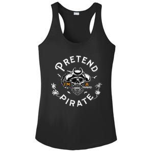 Pretend Im A Pirate Costume Halloween Costume Ladies PosiCharge Competitor Racerback Tank