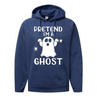 Pretend IM A Ghost Performance Fleece Hoodie