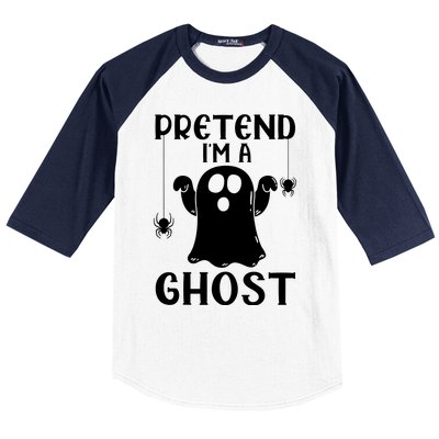 Pretend IM A Ghost Baseball Sleeve Shirt