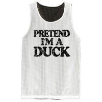 Pretend IM A Duck Diy Easy Halloween Costume Mesh Reversible Basketball Jersey Tank